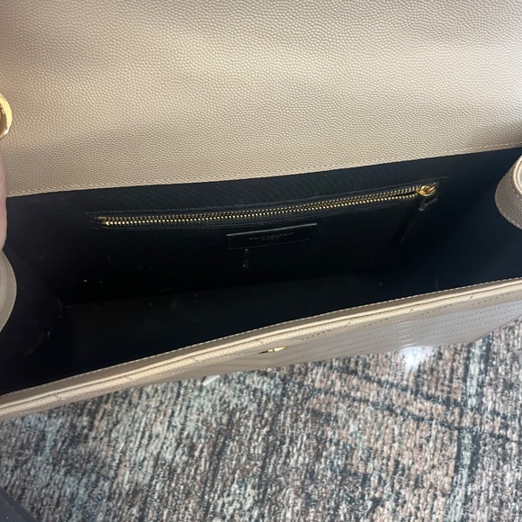 YSL Large Monogram Matelasse Envelope Bag- Saint Laurent - Picture 10 of 11